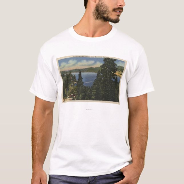 T-shirt Baie verte de négligence (Devant)