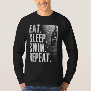 T-shirt Baignade Amusante Pour Hommes Femmes Enfants Baign
