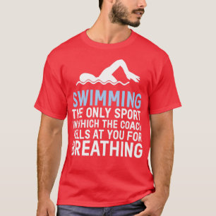 T-shirt Baignade Baignade Piscine Sports nautiques Sport