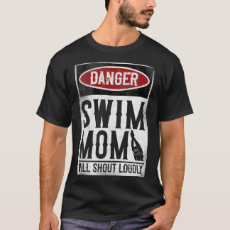 T-shirt Baignade DANGER Nager Maman