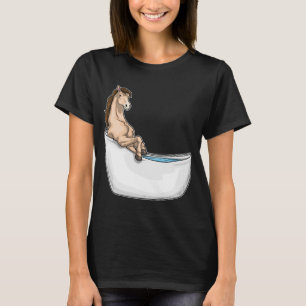 T-shirt Baignoire Cheval