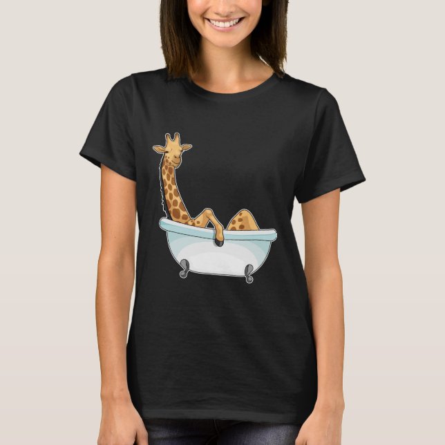 T-shirt Baignoire Giraffe (Devant)