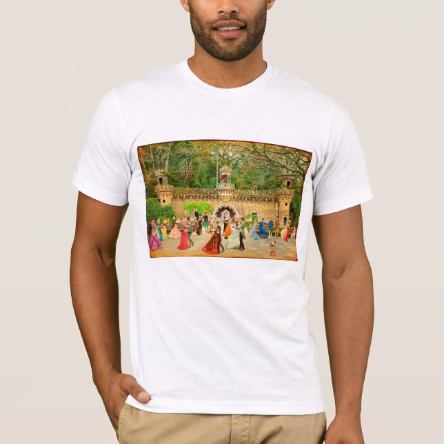 T-shirt Bailando vals en la Quinta da Regaleira (Portugal) (Devant)