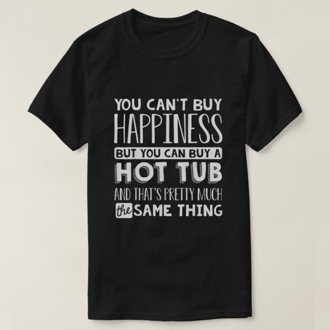 T-shirt Bain À Remous Drôle Pour Les Propriétaires De Bain (Design devant)
