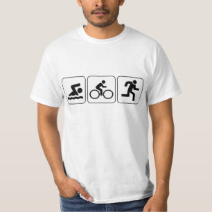 T-shirt Bain, vélo, course - triathlon