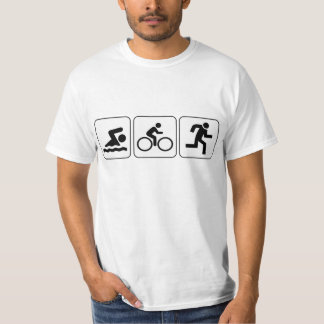 T-shirt Bain, vélo, course - triathlon