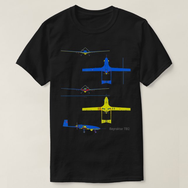 T-shirt Baïraktar TB2 Baïraktar drone (Design devant)