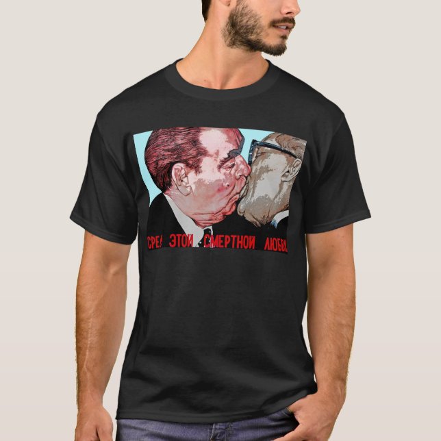 T-shirt Baiser de Brezhnev et d'Honecker, galerie de côté (Devant)