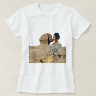 T-shirt Baiser de Sphinx Photo drôle Personnalisez le vôtr