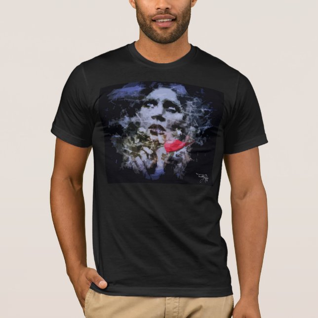 T-shirt Baiser d'un rose (Devant)