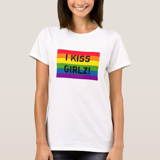 T-shirt Baiser Girlz de l'ARC-EN-CIEL I ! (Devant)