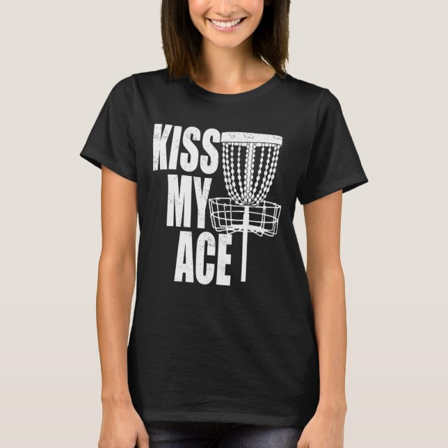 T-shirt Baiser Mon Ace Disque Golf Panier Fête des pères C (Devant)