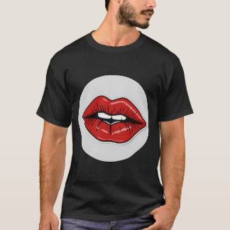 T-shirt Baiser vintage