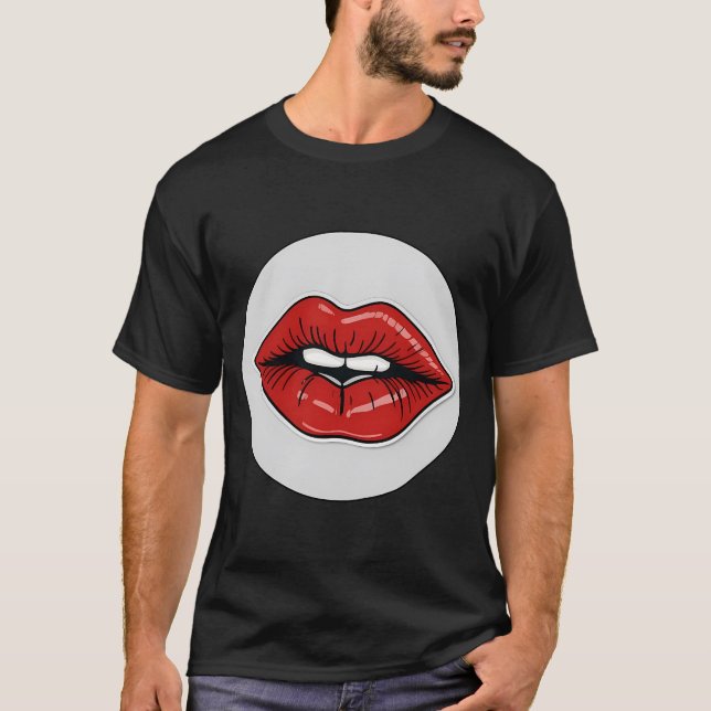 T-shirt Baiser vintage (Devant)
