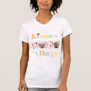 T-shirt Baisers, amour, accolades typographie photo Galent