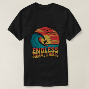 T-shirt Baisers salés et rêves de coucher de soleil