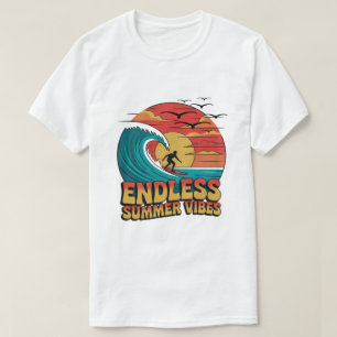 T-shirt Baisers salés et rêves de coucher de soleil