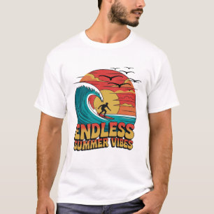 T-shirt Baisers salés et rêves de coucher de soleil