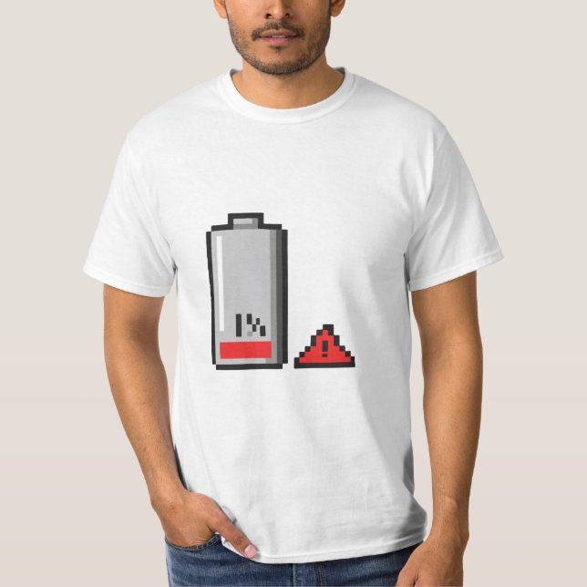 T-shirt Baisse de la batterie (Devant)