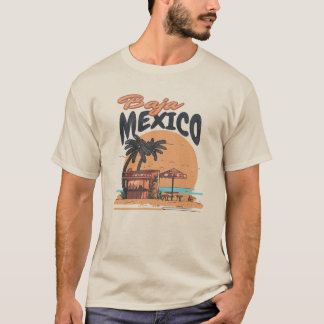 T-shirt Baja Mexico Seaside Bar