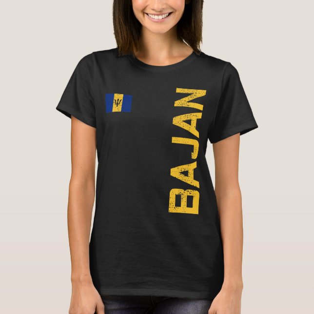 T-SHIRT BAJAN DE BARBADE (Devant)