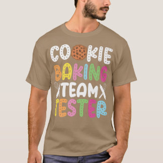 T-shirt Bake Baking Cookie Team Tester Cookie Baking Team