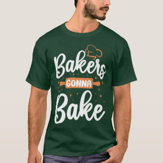 T-shirt Bake Baking Rolling Pin Pun 