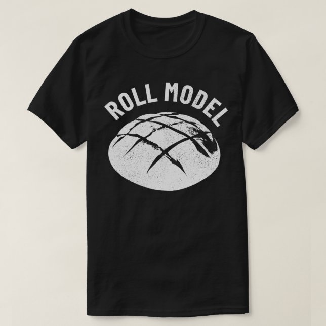 T-shirt Baker  Baking Bread Roll Model Baker Bread  (Design devant)