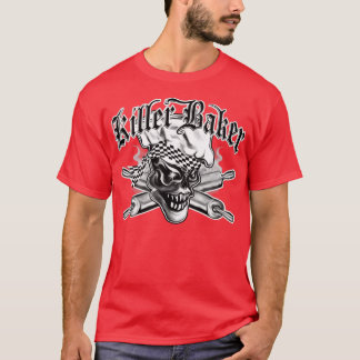 T-shirt Baker Crâne 5 tueur boulanger et broche à rouleaux