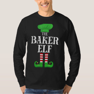 T-shirt Baker Elf Matching Family Group Pajama de Noël