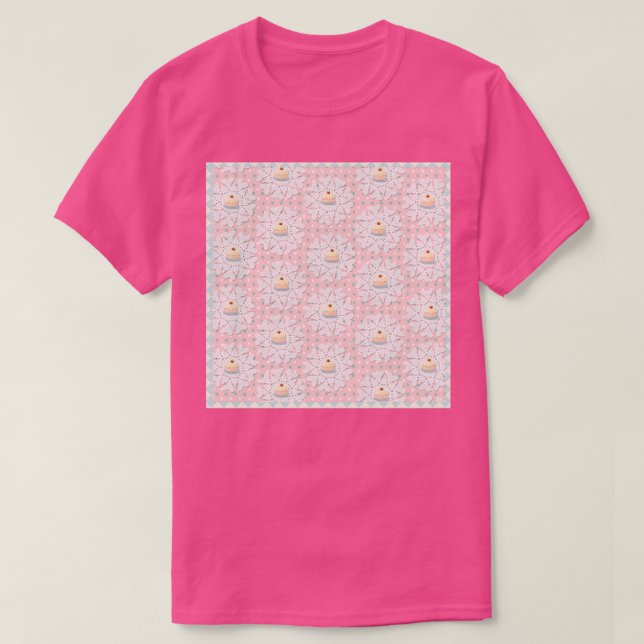 T-shirt Baker Neck Gator Gâteaux et napperons boulangerie (Design devant)