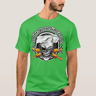 T-shirt Baker Skull 6 Laissez rouler les bons moments
