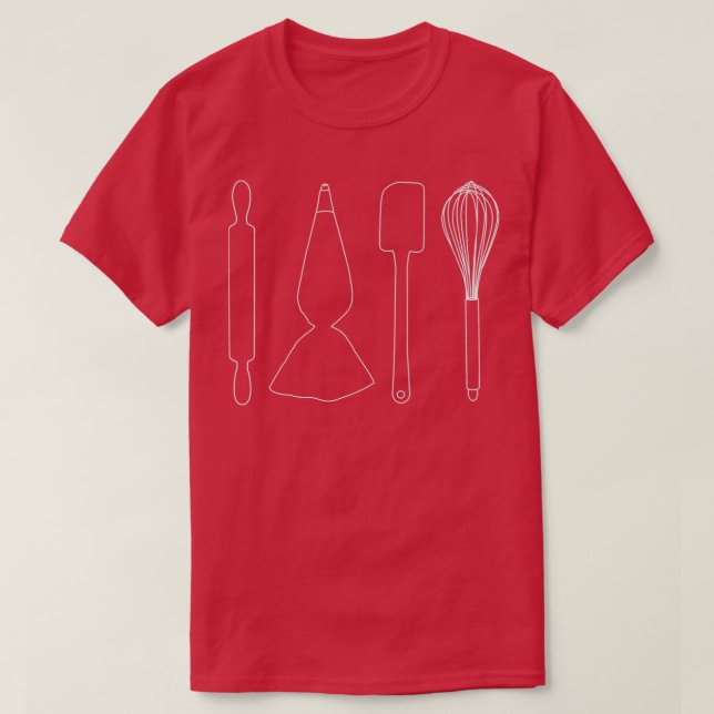 T-shirt Bakers Outils Noir (Design devant)