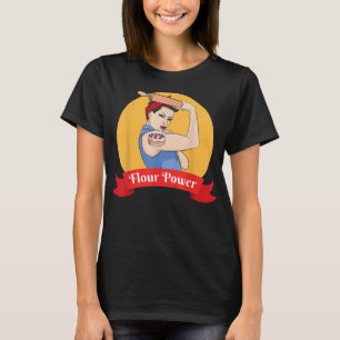 T-shirt Baking Boulangerie Pâtisserie Chef Cadeau Pour Fem