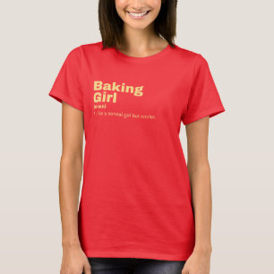 T-shirt Baking Girl