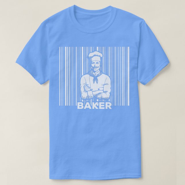 T-shirt Baking Muffins Cookies Pâtisseries Barcode Bake (Design devant)