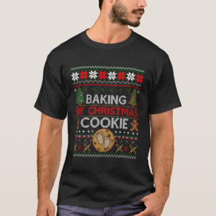 T-shirt Baking My Christmas Cookie Funny Pregnant Cadeaux