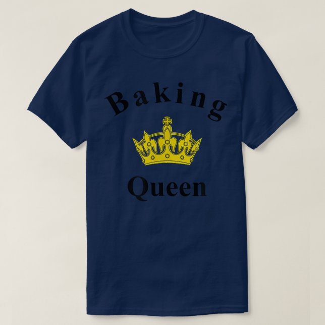 T-shirt Baking Queen J'adore le tee à pâtisserie (Design devant)