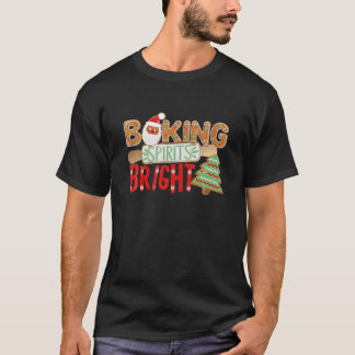 T-shirt Baking Spirit Bright Donut Christmas Tree Xmas Coo