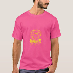 T-shirt Bal Champion De Golf Dans Le Trou Branché Et Drôle