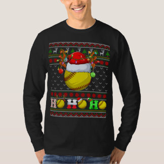 T-shirt Bal de balle molle amusant Jeu d'arbre lumières la