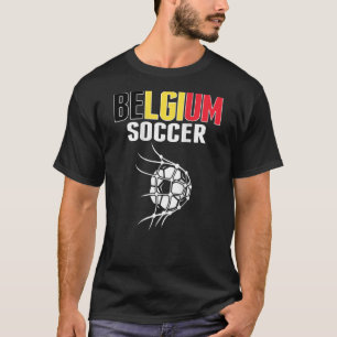 T-shirt Bal De Football Belge En Net Belge Football Supp