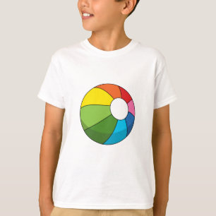 T-shirt Bal De Plage Coloré