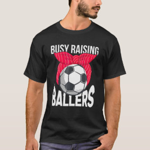 T-shirt Bal de soccer Bandana de ballers de levage occupé 