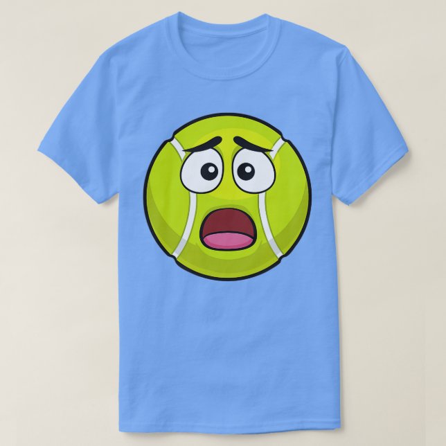 T-shirt Bal de Tennis Chocolé drôle de nouveauté Cadeau Em (Design devant)
