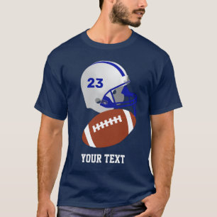 T-shirt Bal et casque de football américain