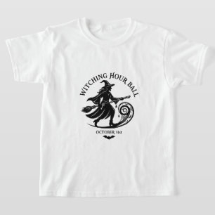 T-shirt Bal sorcier de l'heure de la sorcellerie Halloween