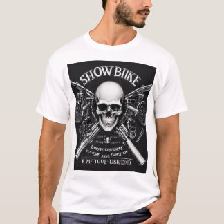 T-shirt Balade à vélo en style ou puissance pédale