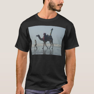 T-shirt Balade en chameaux tribaux : Marée matinale Sables