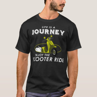 T-shirt Balade en scooter avec Enfant